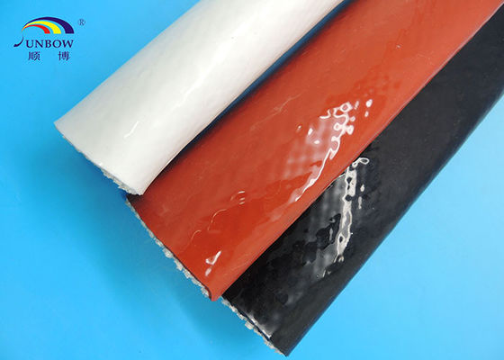 중국 강철 공장 실리콘 덮개 고열 저항하는을 가진 사용에 의하여 땋아지는 섬유유리 소매 협력 업체