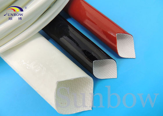 중국 Silicone Rubber Coated High Temperature Fiberglass Sleeve Silicone Fiberglass Sleeving 협력 업체