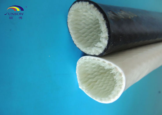 중국 Eco 친절한 실리콘 수지는 섬유유리에 의하여 땋아진 소매를 다는 -65℃ ~ 260℃를 입혔습니다 협력 업체